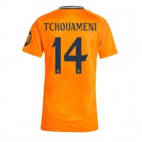 Camiseta Real Madrid Aurelien Tchouameni #14 Visitante Equipación para mujer 2024-25 manga corta